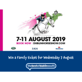 Win a Family Ticket to the Dublin Horse Show 